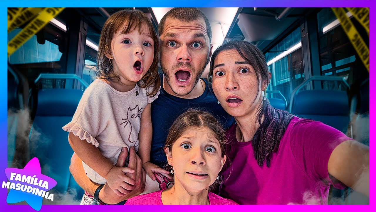 VIAJAMOS DE ONIBUS A NOITE PELA PRIMEIRA VEZ E ALGO ESTRANHO ACONTECEU ★ FAMÍLIA MASUDINHA ★