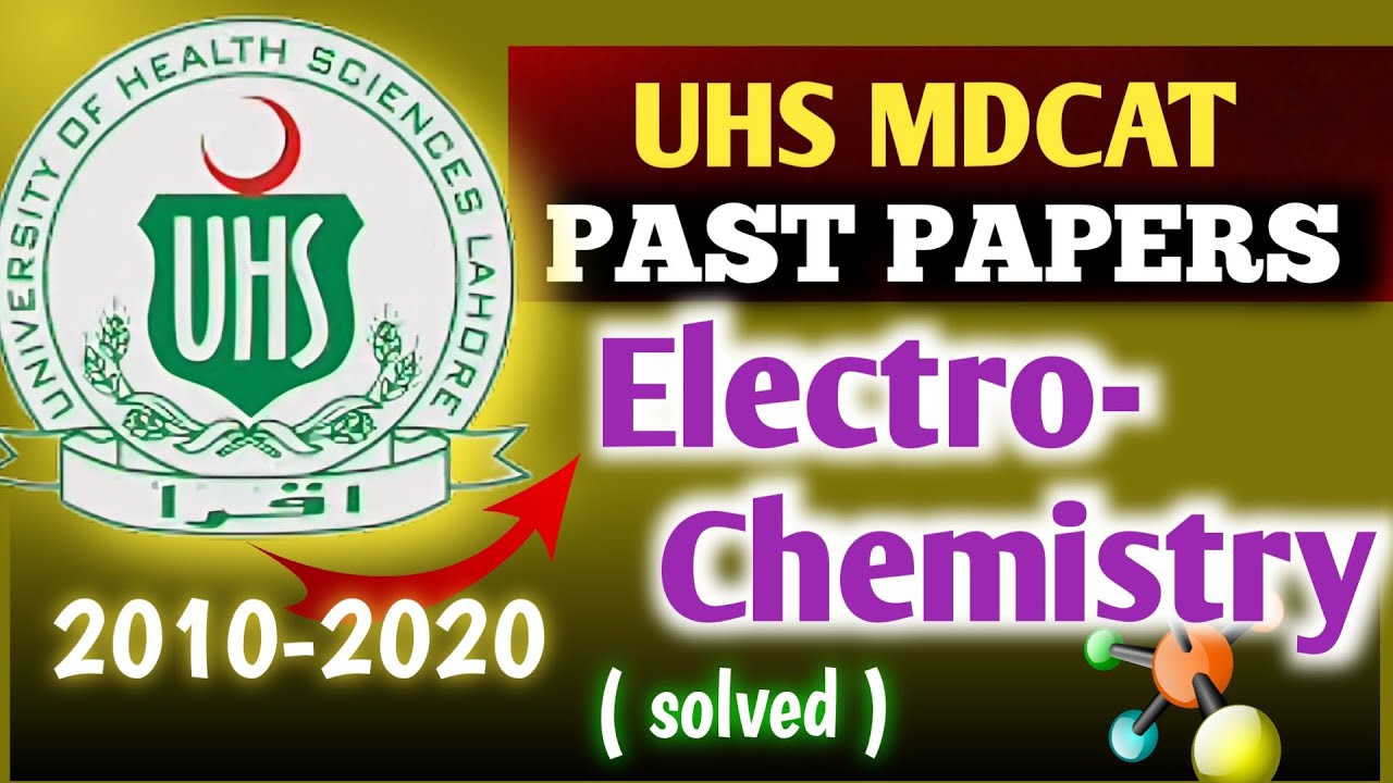 Electrochemistry MDCAT past papers solved (Must watch🔥)
