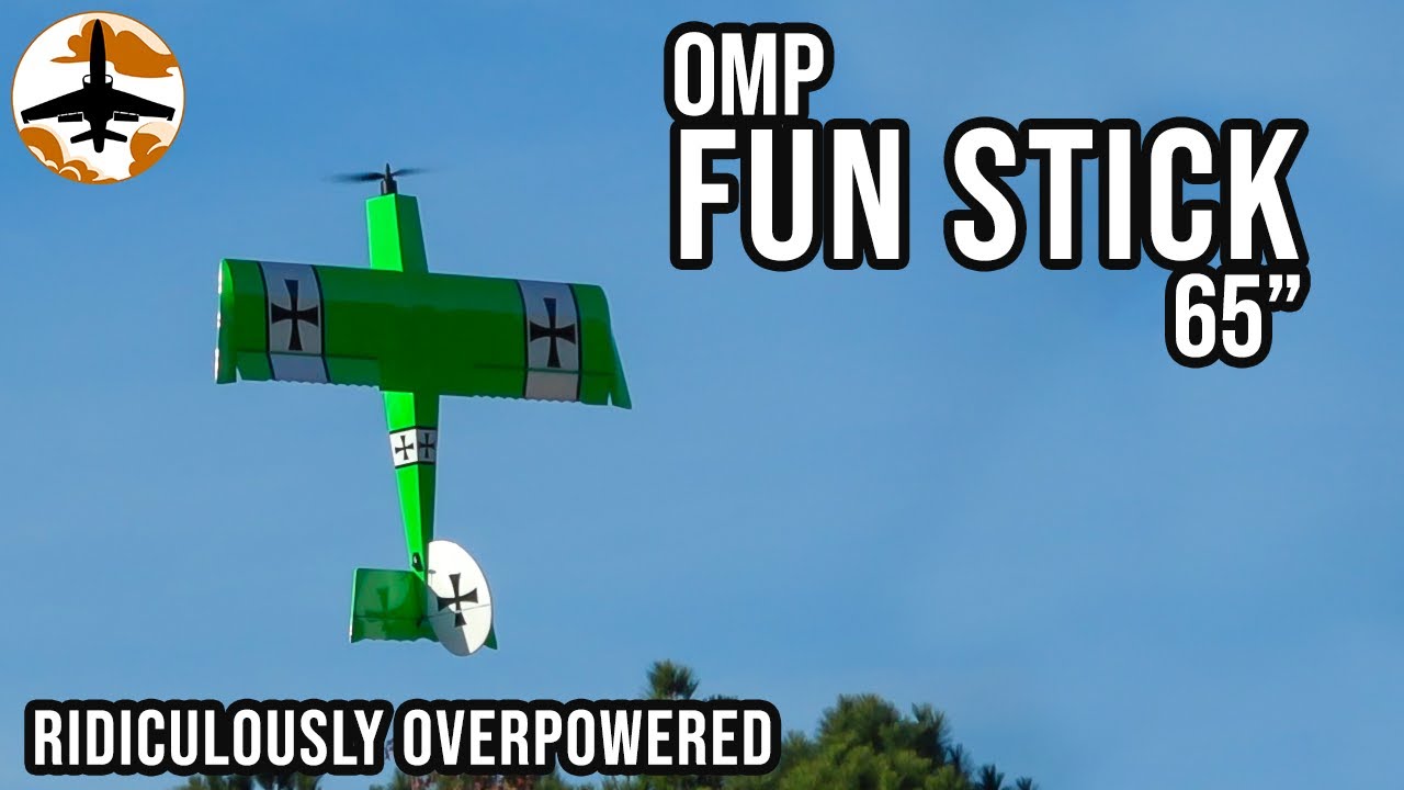 Overpowered Plug & Play Balsa Flying - OMP Fun Stick 65