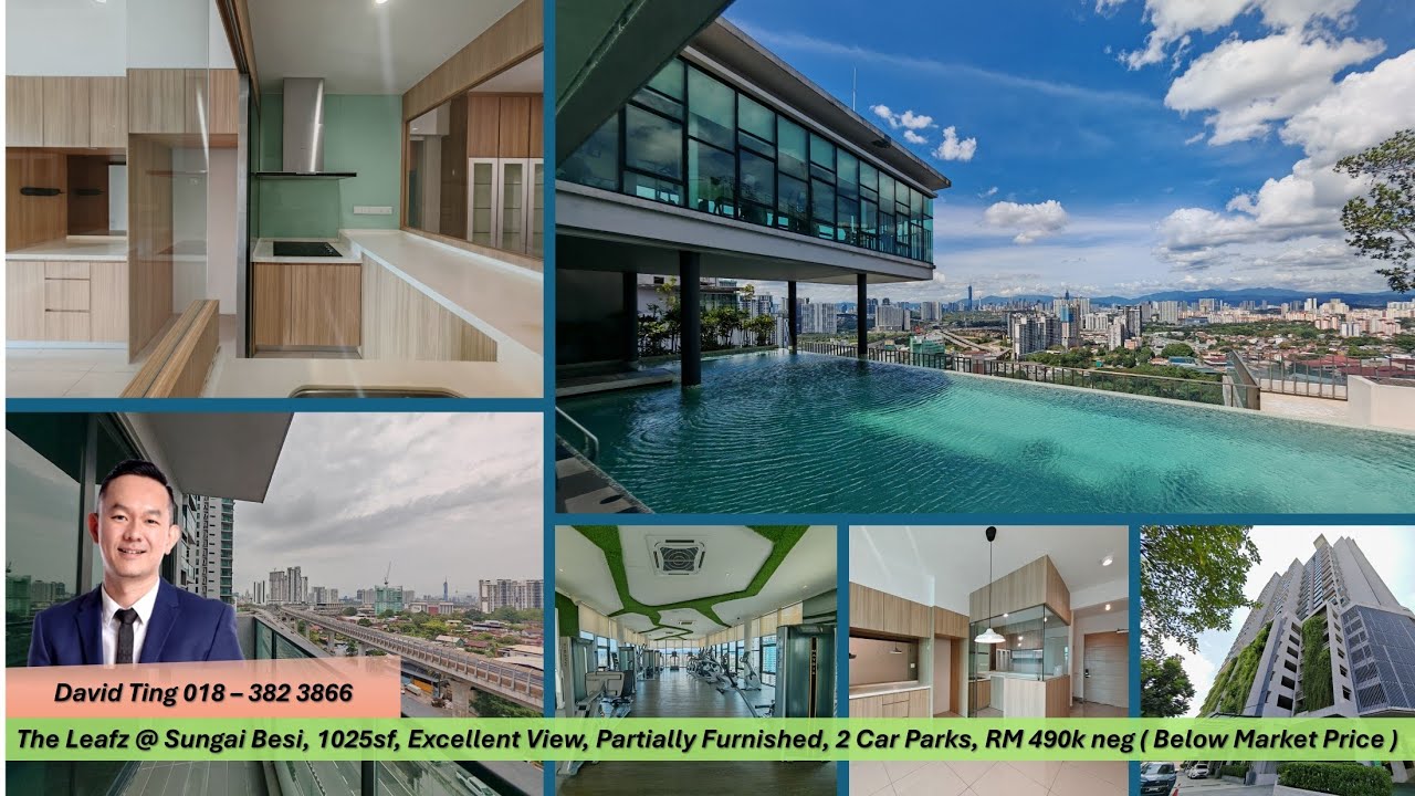 The Leafz, Excellent View 2 Car Parks Value Buy RM490k. #Theleafz #Propertykl #Exsim #realestate #kl