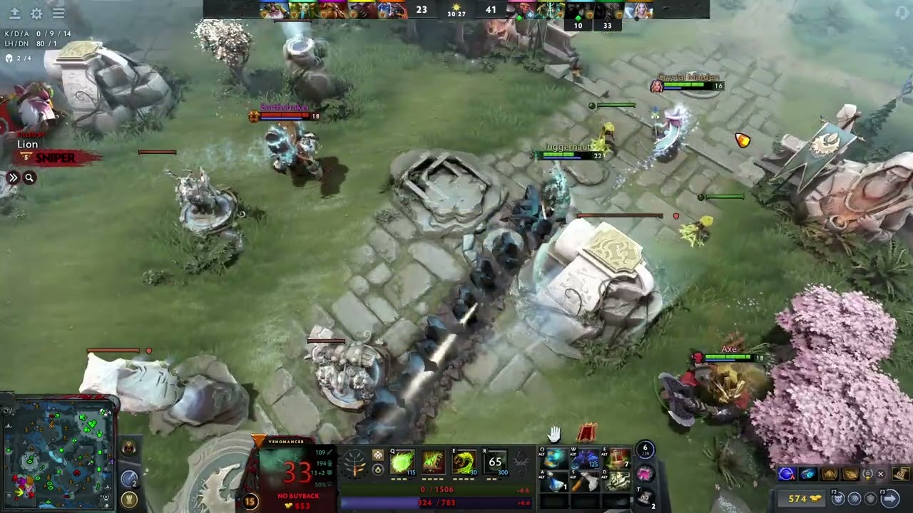 EZ WIN WITH VENOM SUPPORT POISON | Dota 2 Indonesia