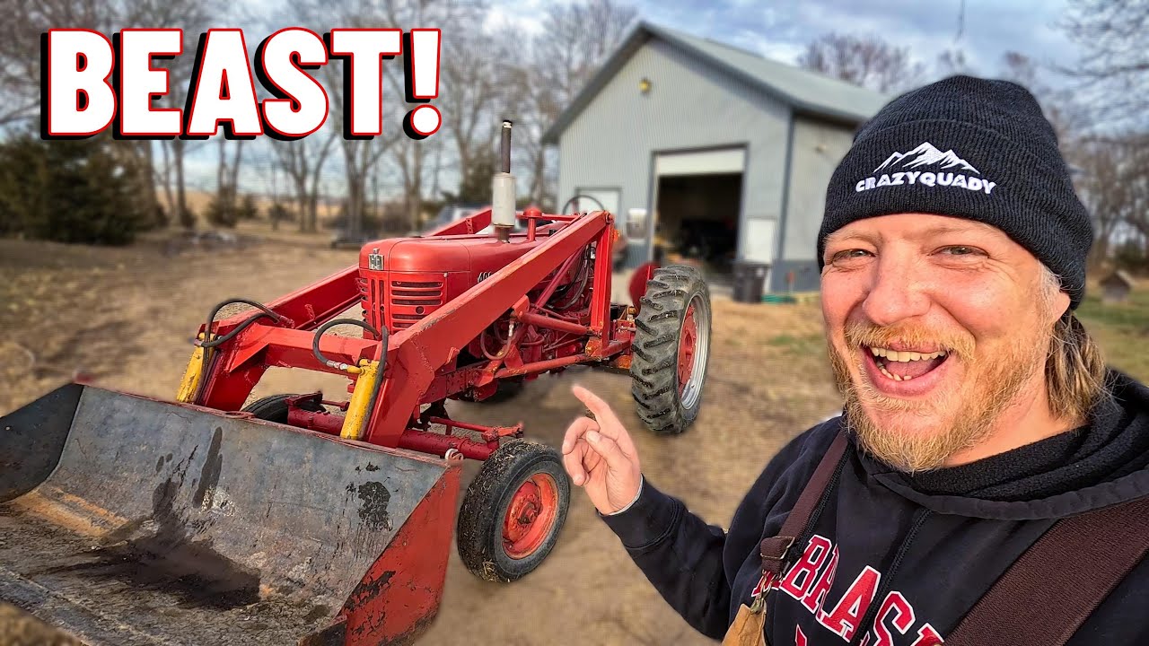 70 Years Old and Still a BEAST! | 1955 Farmall 400 First Drive!