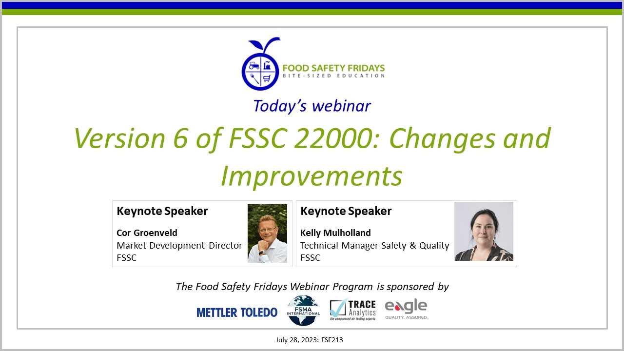 Version 6 of FSSC 22000: Changes and Improvements