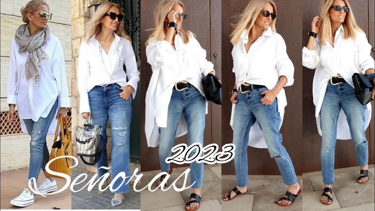 MODA 2023 ROPA CASUAL PARA MUJER COMBINACIONES SENCILLAS 2023! BELLA FASHION