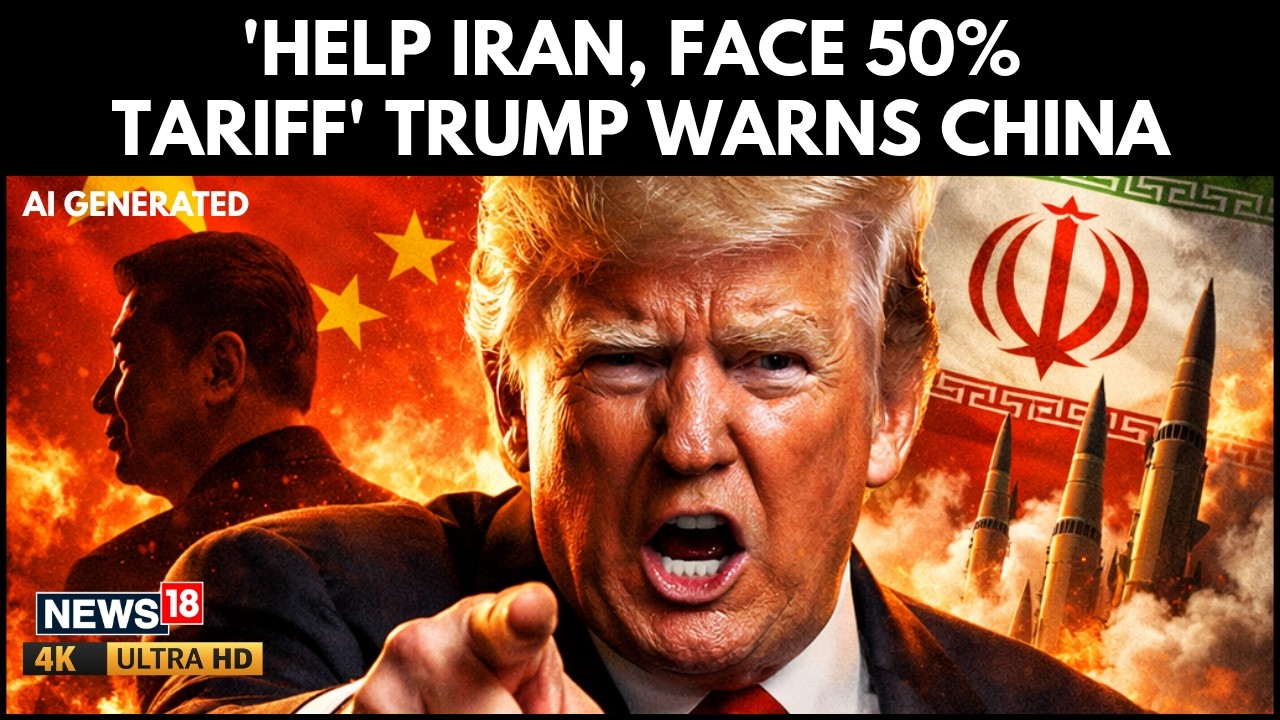 Trump Warns China Over Iran Arms, Threatens 50% Tariff | US-China Tensions Spike | N18G | 4K Video