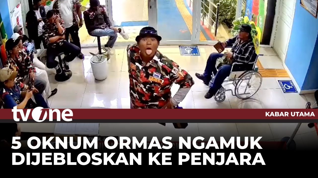 5 Oknum Ormas Ngamuk di Kantor Dinas Kesehatan Ditangkap Polisi | Kabar Utama tvOne