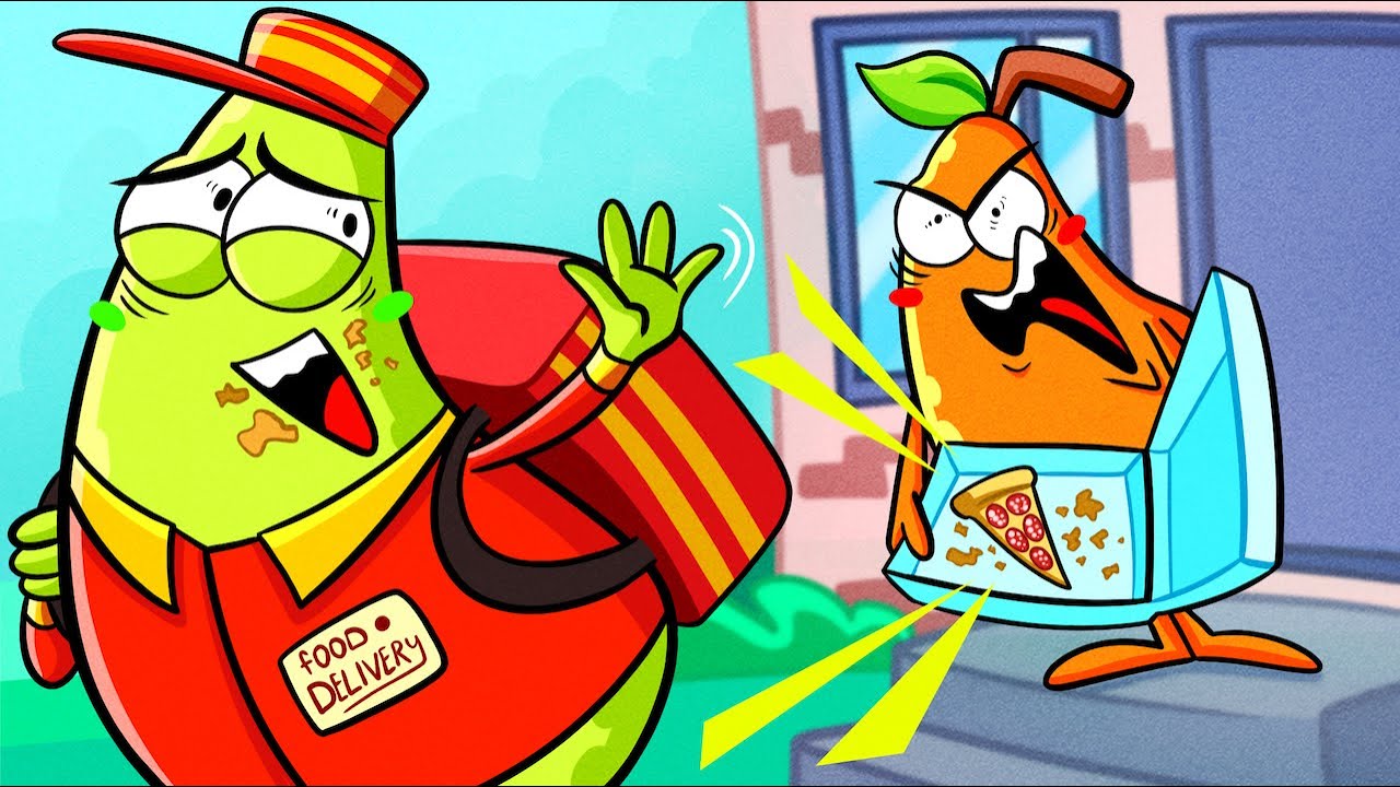 ¡Un Repartidor de Pizza Loco Se Comió Mi Pizza! | Situaciones Divertidas