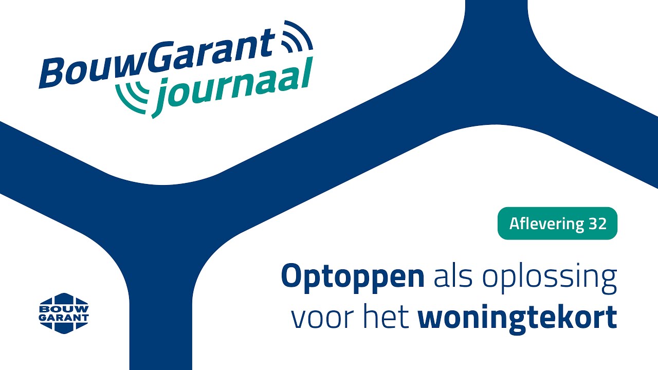 Optoppen als oplossing voor het woningtekort