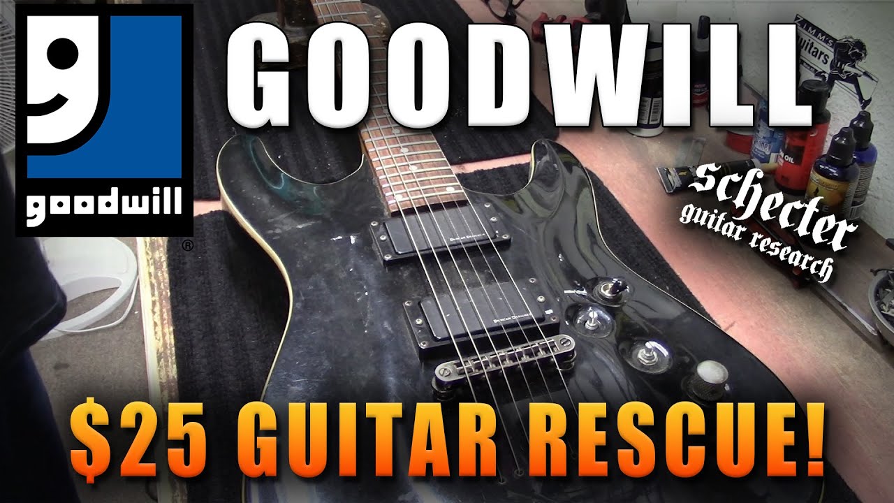 Возрождение гитары Goodwill за 25 долларов!