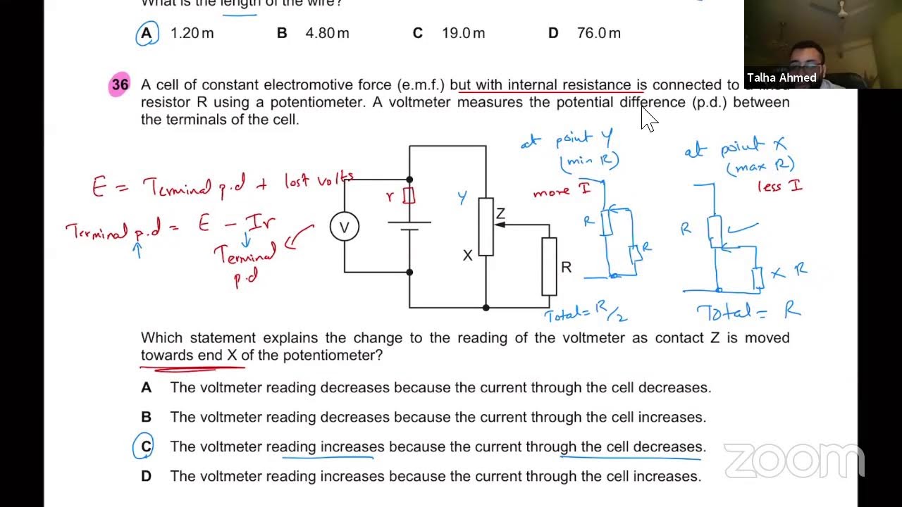 AS level Physics 9702 May/June 2021 Paper 12 Past Paper Solution