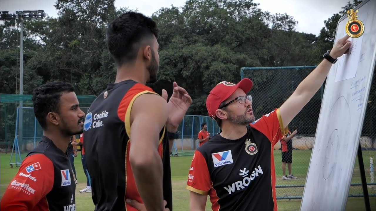 Rcb player Devdutt Paddikal practice session