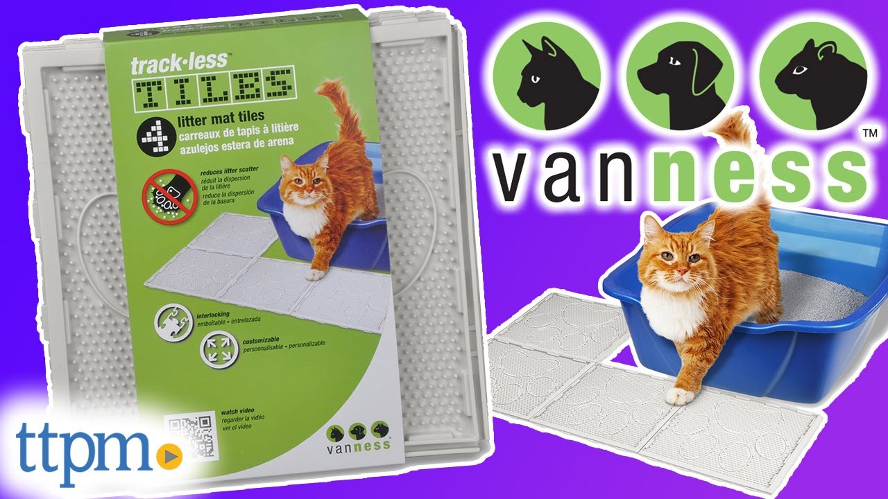 Trackless Cat Litter Mat Tiles from Van Ness Review!