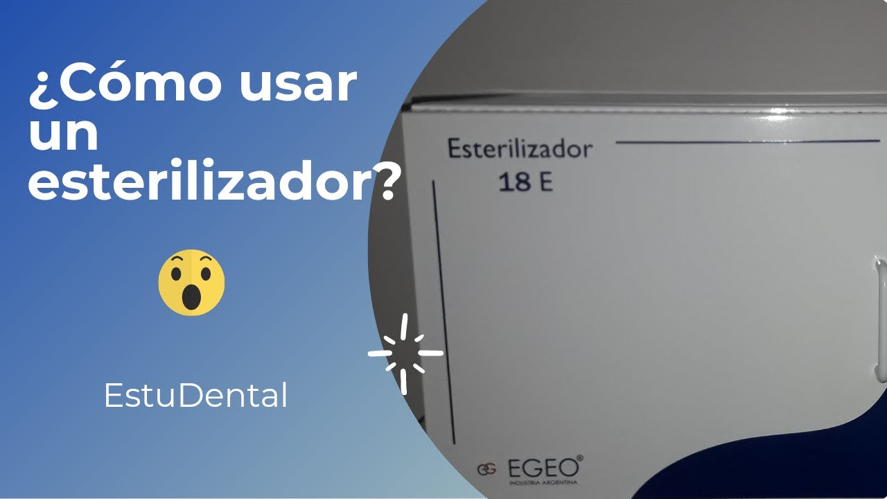 Cómo esterilizar con estufa Egeo 18