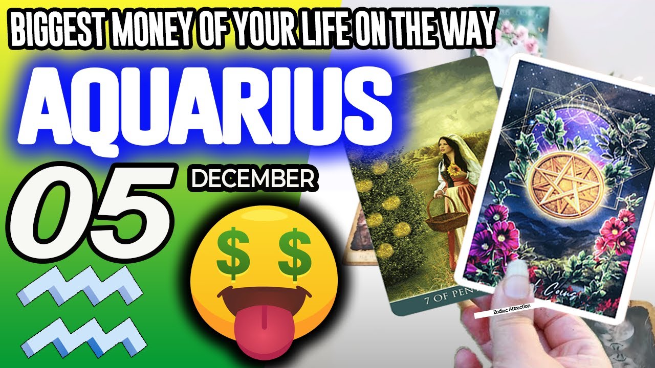Aquarius ♒️💲💲BIGGEST MONEY OF YOUR LIFE ON THE WAY💰💵 horoscope for today DECEMBER 5 2025 ♒️ tarot