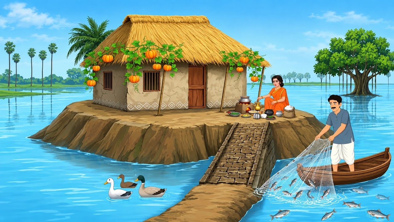 গরীব জেলের ভাগ্য&nbsp; | Bengali Moral Story | Bangla Cartoon | AM 2D ANIMATION