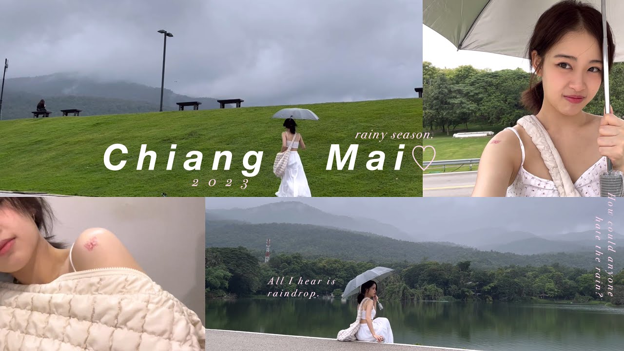Chiang Mai 2023 Rainy Season :) เชียงใหม่หน้าฝน อ่างแก้ว หมูกระทะ โกเหน่งปาท่องโก๋ นอนบ้านเพื่อน