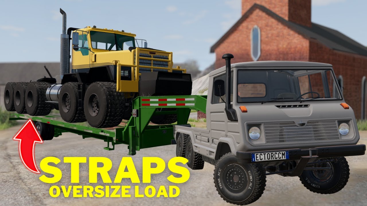 I HAVE BEEN ASKING THIS FOR 2 YEARS!! - Tow Strap Mod | BeamNG
