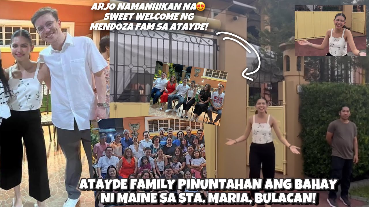 ATAYDE FAMILY PINUNTAHAN ANG BAHAY NI MAINE MENDOZA SA BULACAN 😍 NAMANHIKAN NA BAGO ANG KASALAN