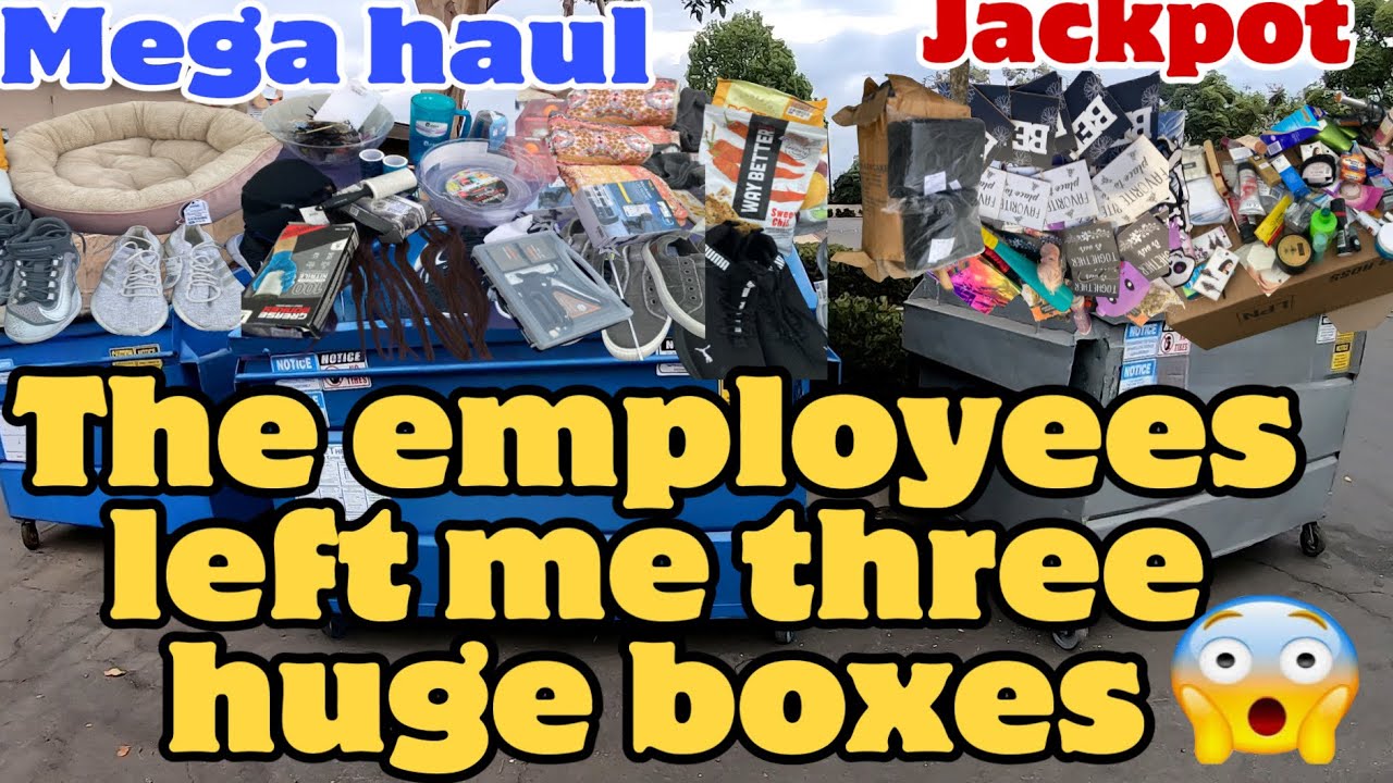 Рыться в мусорном контейнере — вот это счастье! Я нашёл три огромные коробки, полные совершенно н...