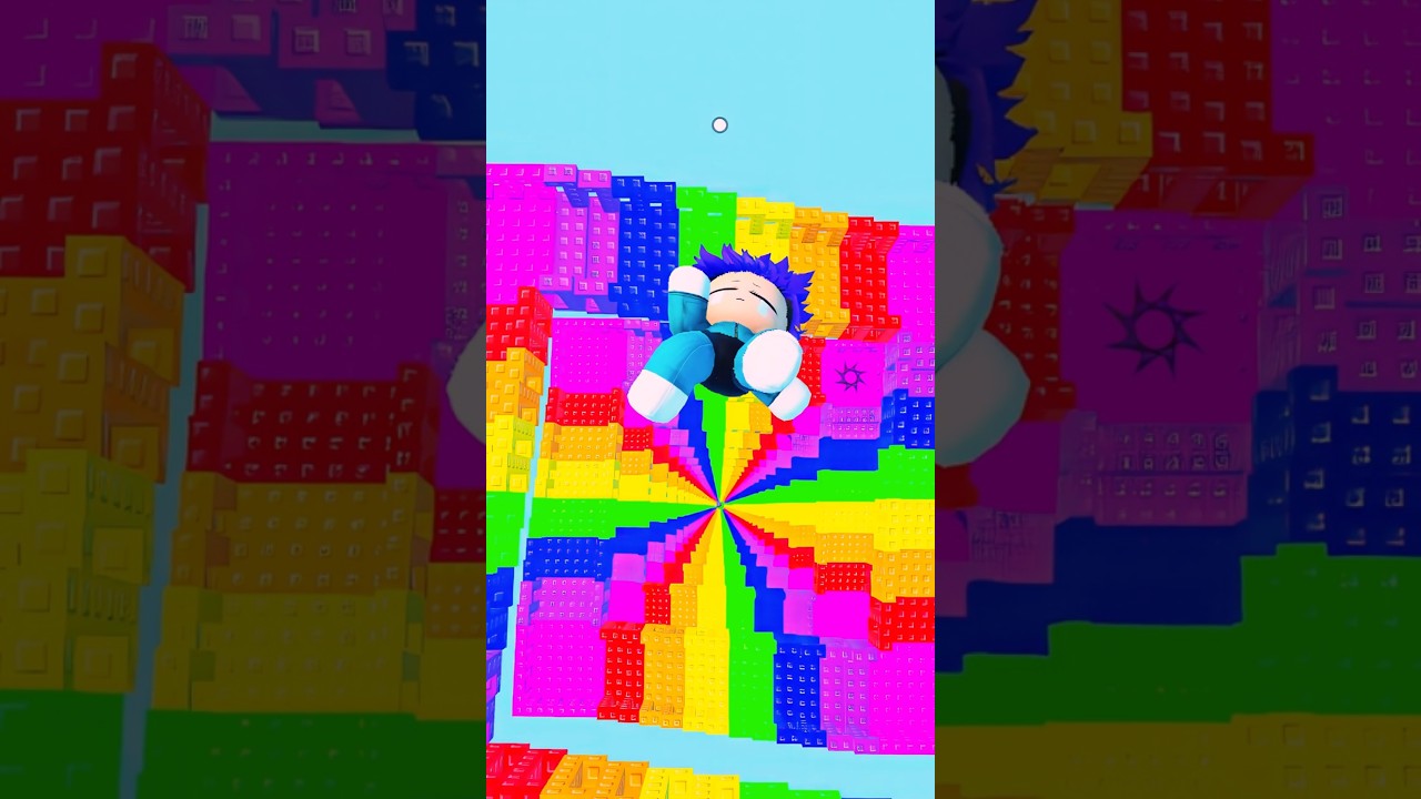 Thanos Plays Infinite Stairs 🤯 | Roblox Obby Challenge (Shorts)