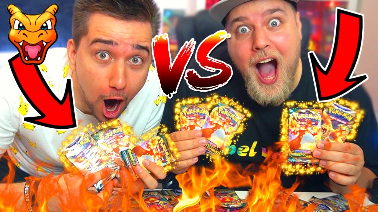 CHARIZARD BATTLE HUNT! POKÉMON CARD OPENING! | @Stejk01 VS @JakubDestro