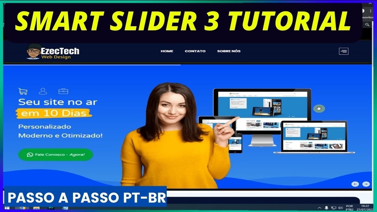 Smart Slider 3 | Criar Slide Profissional Gratuíto no WordPress | Passo a Passo