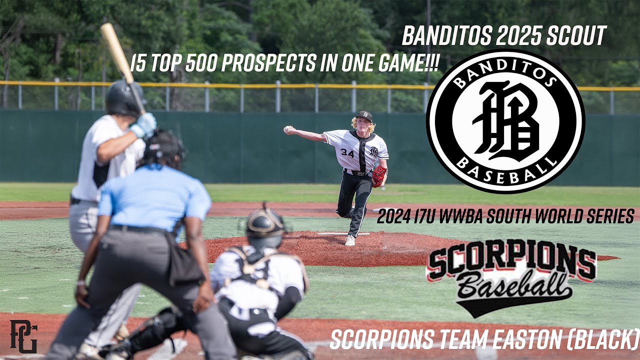 15 TOP 500 Prospects!!! | Banditos 2025 Scout-vs-Scorpions Team Easton Black