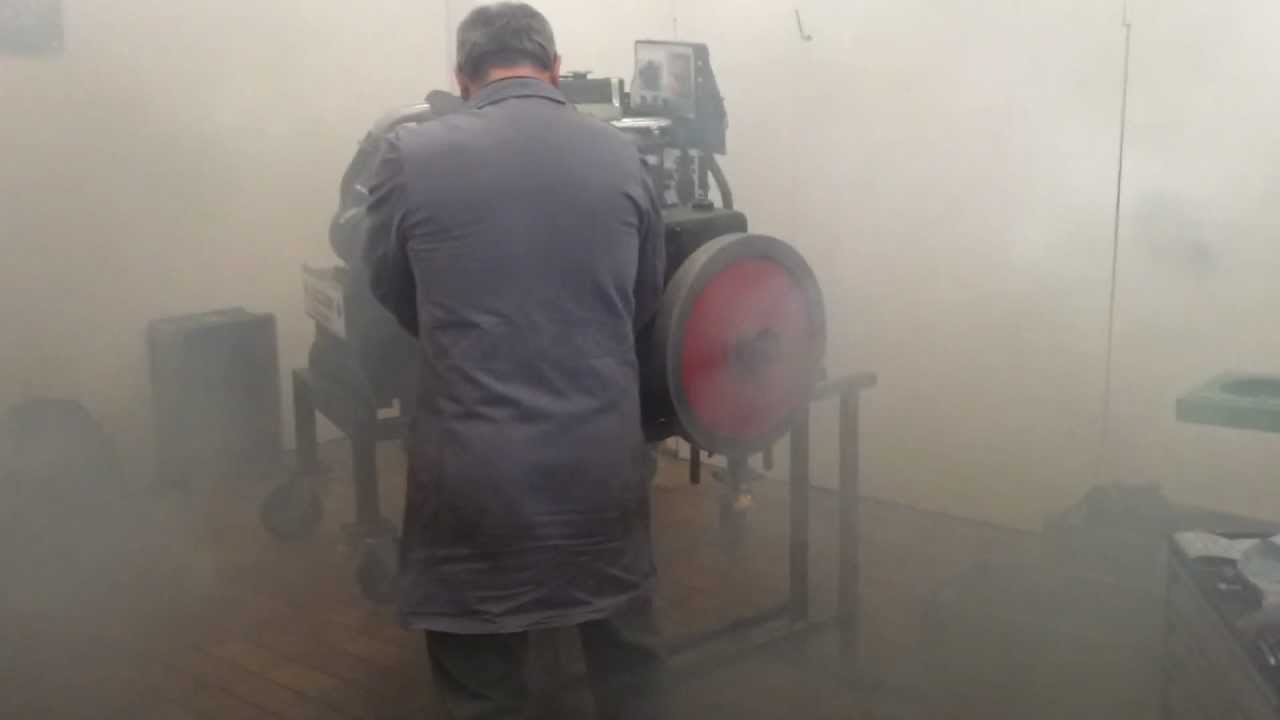 Warchalowski-engine(1950-2012) at HTL-Jenbach running after 60 years