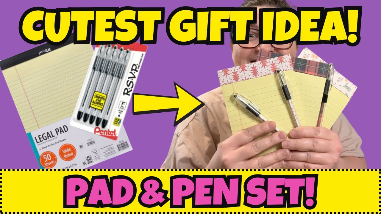 I Turned a Boring Legal Pad Into This STUNNING Gift Set