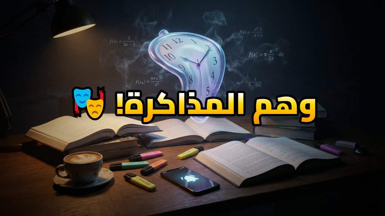 توقف عن خداع نفسك! 🛑 المذاكرة الاستعراضية تدمر مستقبلك (الحل في ٤ خطوات)