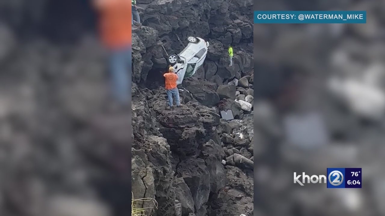 Visitor was trying to catch sunrise when Jeep plunged 60 feet off cliff