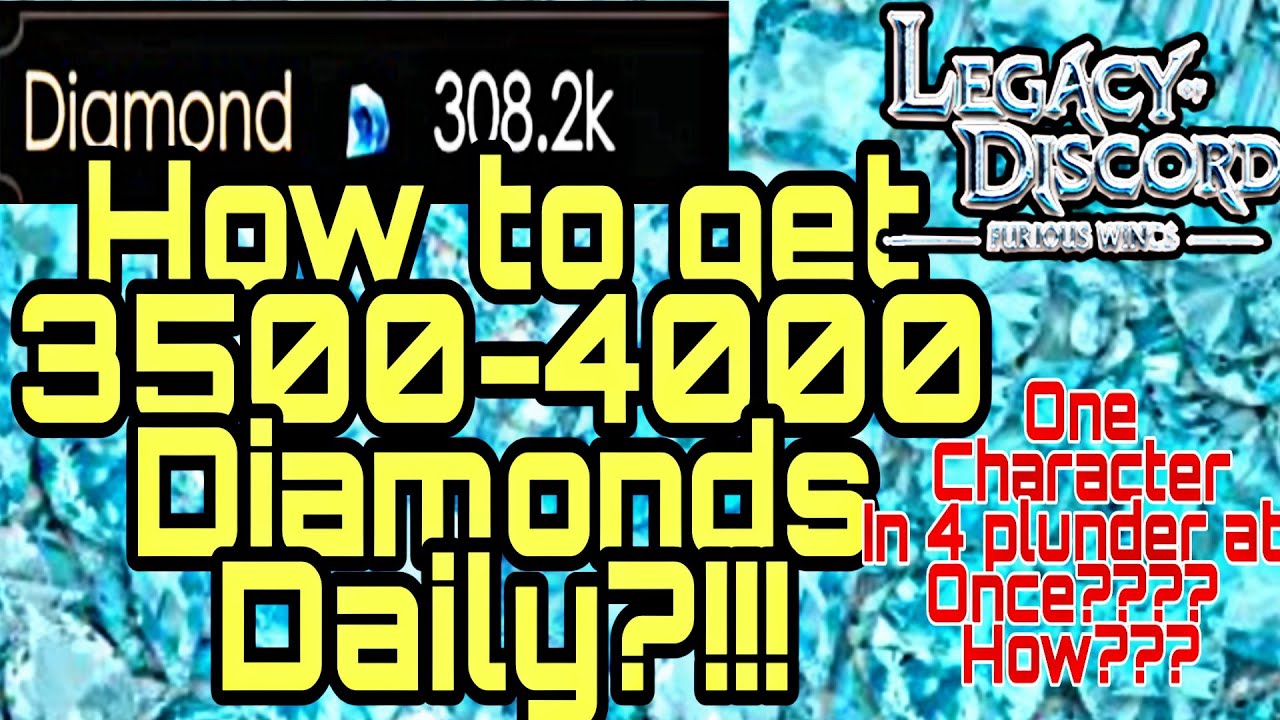 3500 - 4000 DAILY DIAMONDS | Legacy Of Discord - Furious Wings