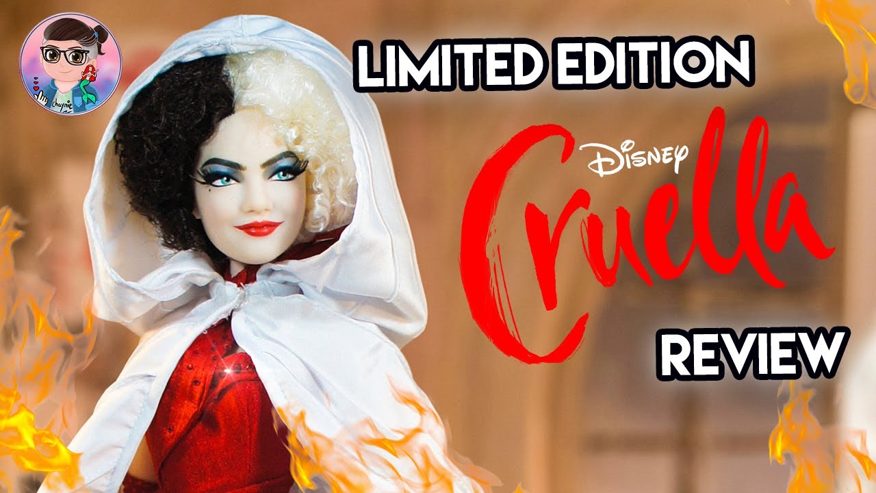 DISNEY CRUELLA LIMITED EDITION DOLL - REVIEW + CUSTOM CLOAK | LIVE ACTION MOVIE 2021