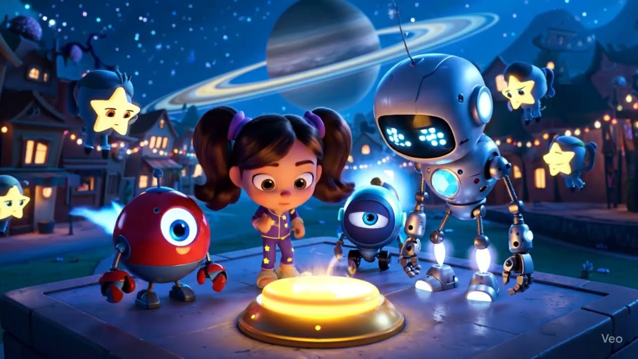 Zara and the Starlight Rocket | AI Animated Kids Story | Magical Space Adventure for Ages 4-6
