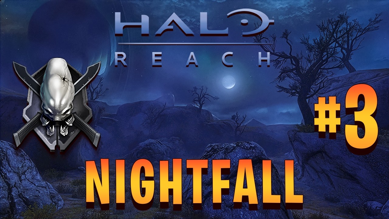 Halo Reach Legendary | Nightfall Perfect Run Iron Skull