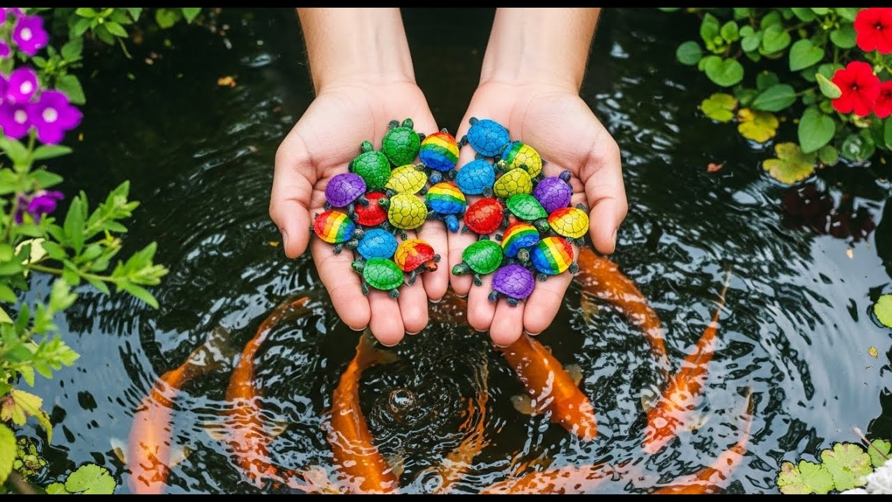 I Thought This Pond Was Empty… Then Tiny Fish Were Everywhere 😱🐟#TinyFish#PondFishing#AquariumFish