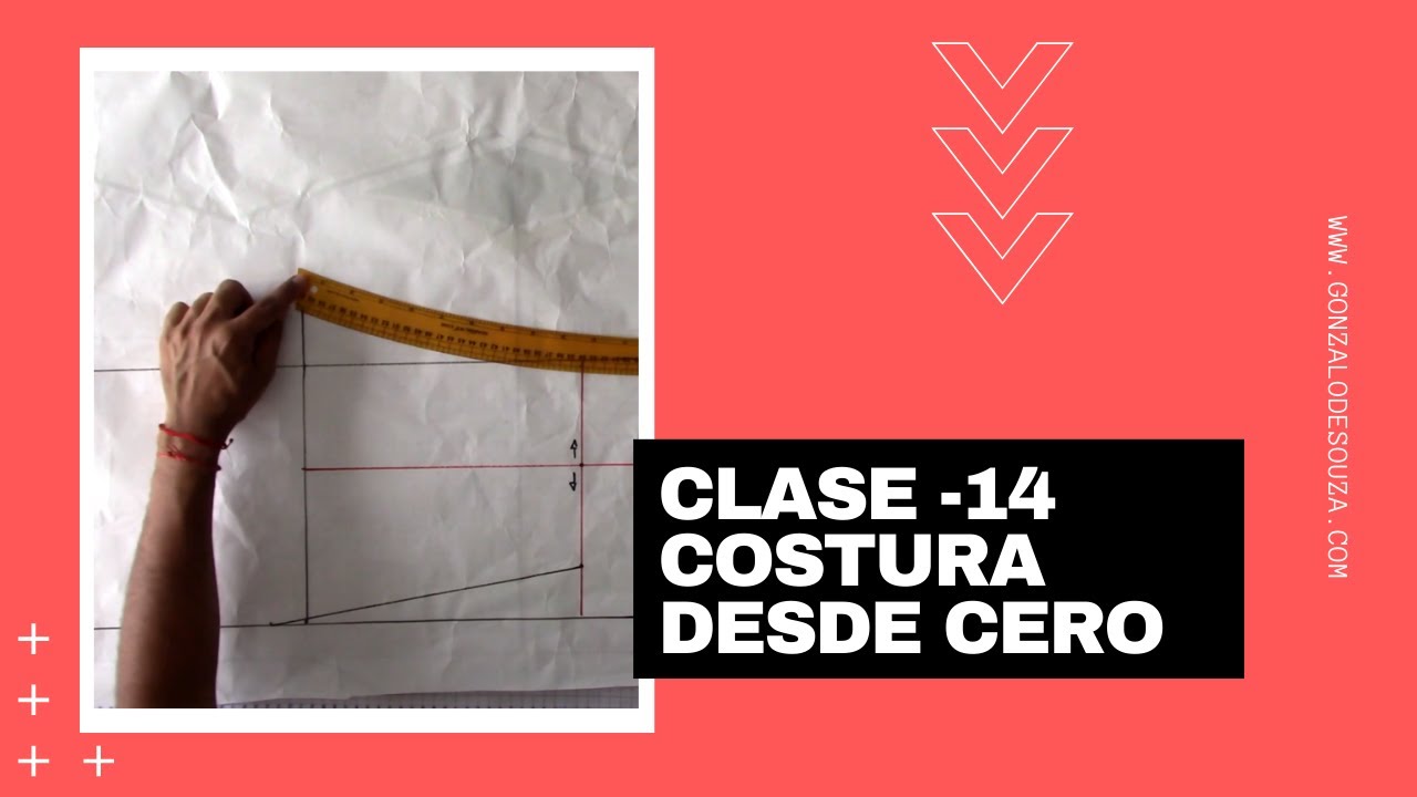 Costura desde cero - Clase - 14  Patrón básico para pantalón de mujer paso a paso.