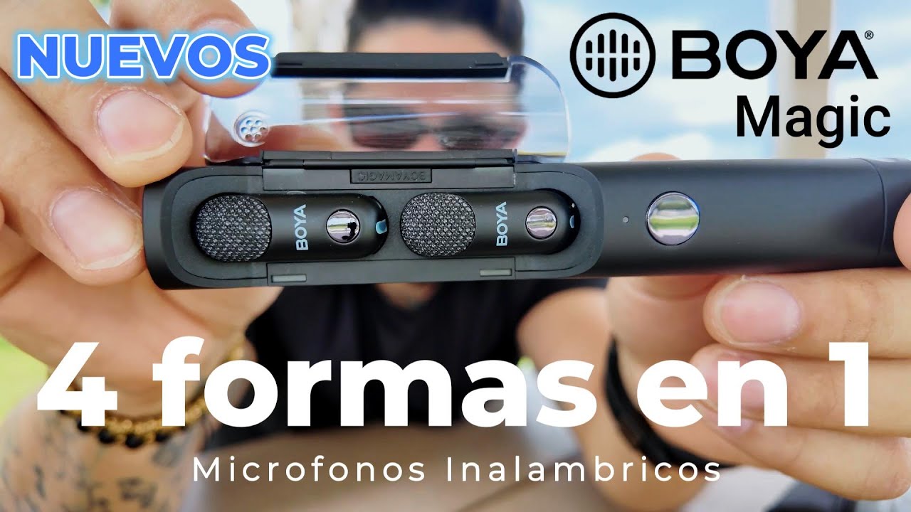 BOYA MAGIC - Microfonos Inalambricos 4 en 1. #Boyamic #BOYAmagic #wirelessmicrophone