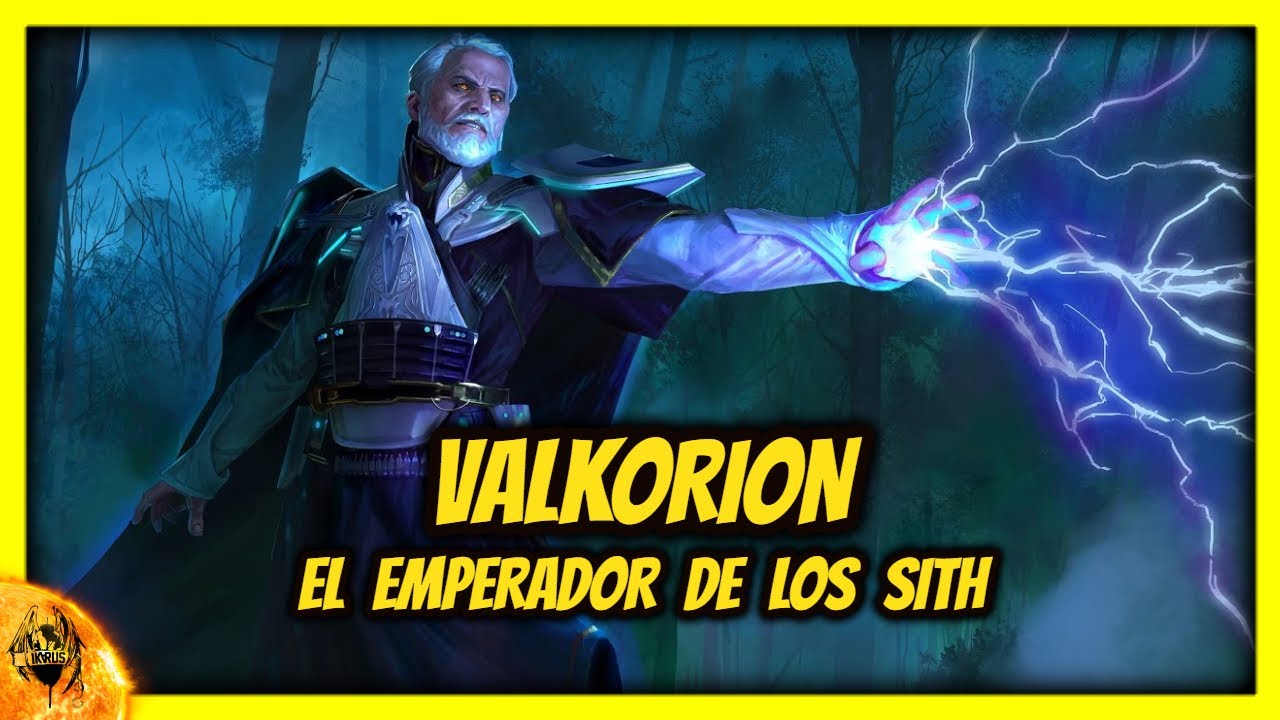 🔥 La historia de VALKORION: El Emperador Sith | Star Wars Leyendas