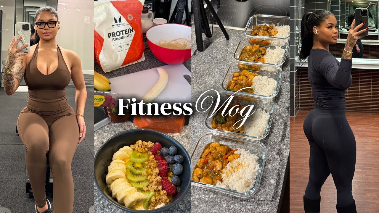 Fitness Vlog: Workouts And Cook Meals With Me