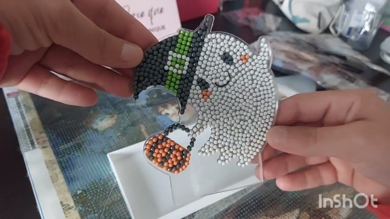 préparation diamond painting shein portrait ⚠️ vidéo catastrophe