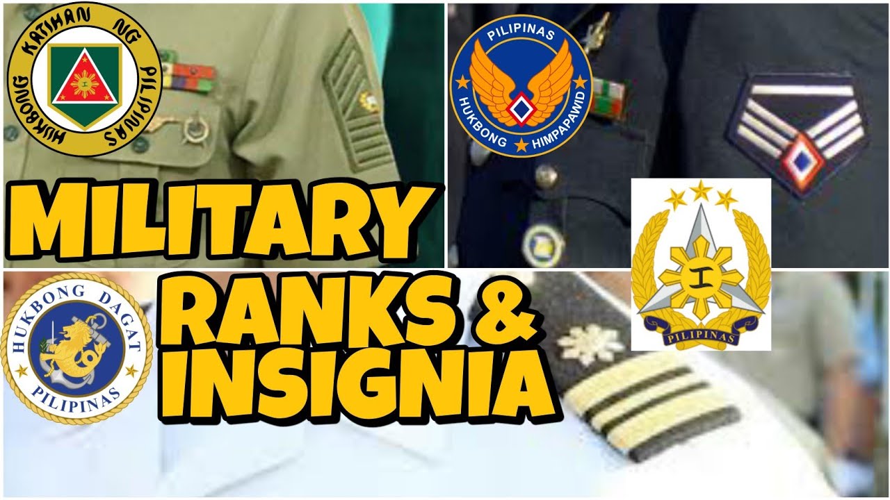 Military ranks and insignia | Armed forces of the Philippines #AFP
