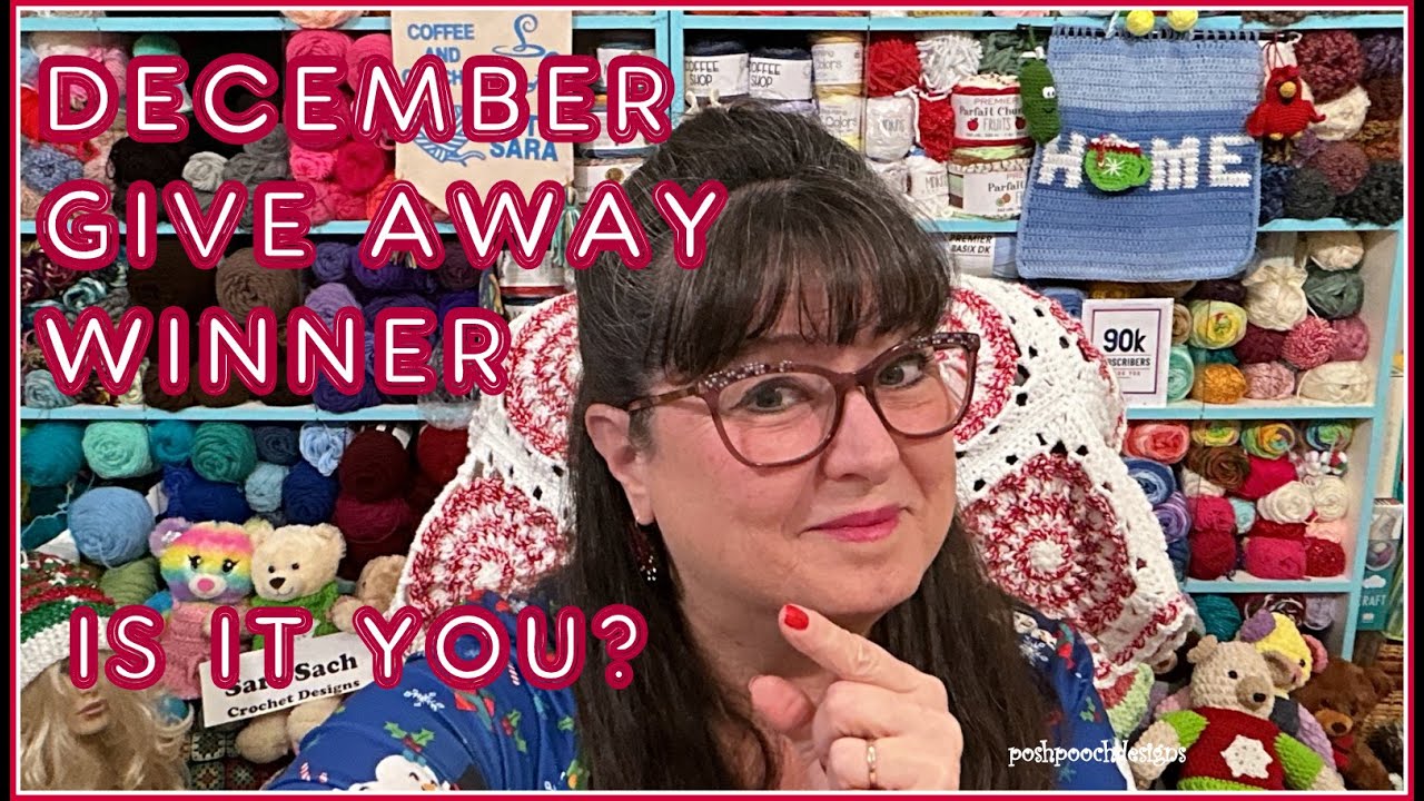 COFFEE AND CROCHET PODCAST -  December 16, 2025 - December Giveaway Winner! Is It You? #livevideo