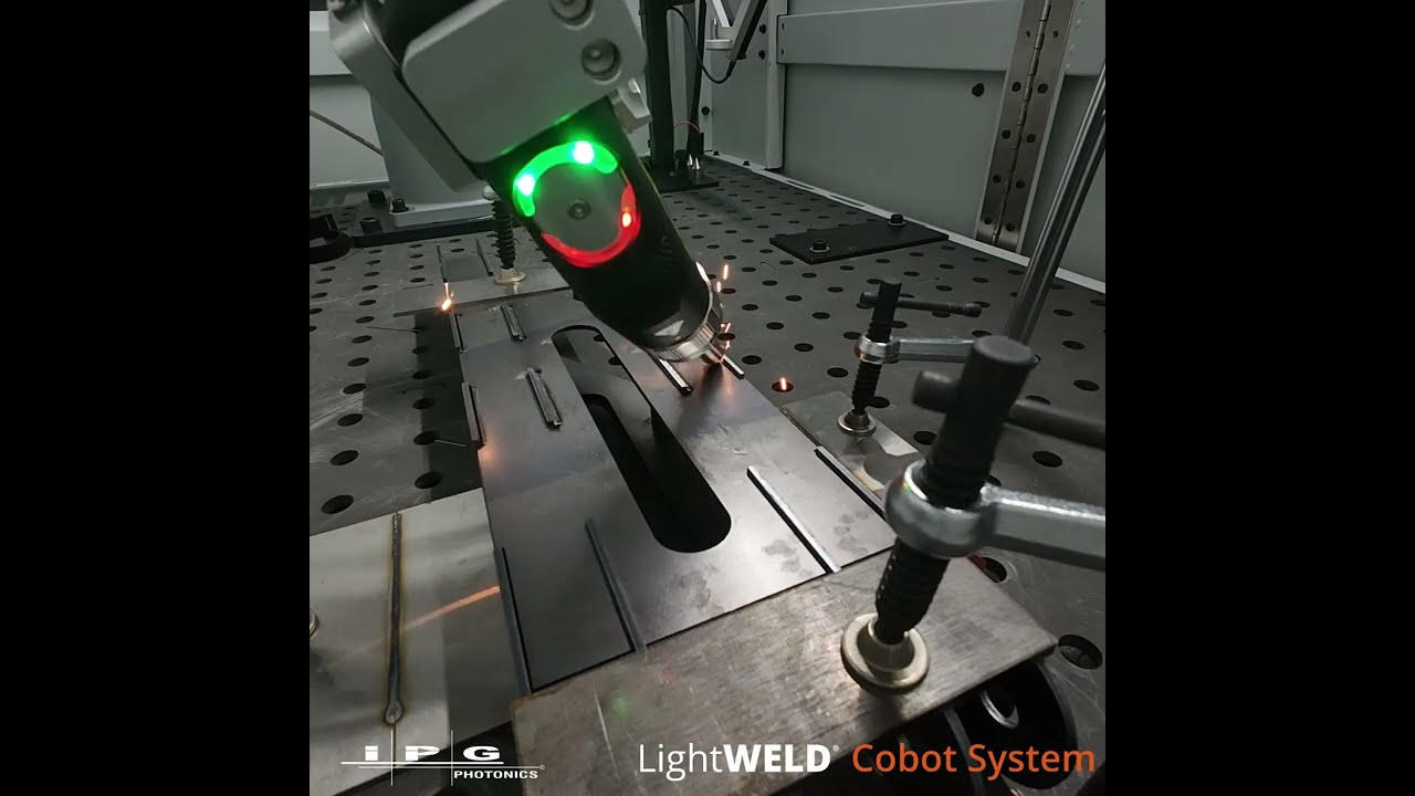 Slot and Tab Laser Welding demo on LightWELD Cobot System