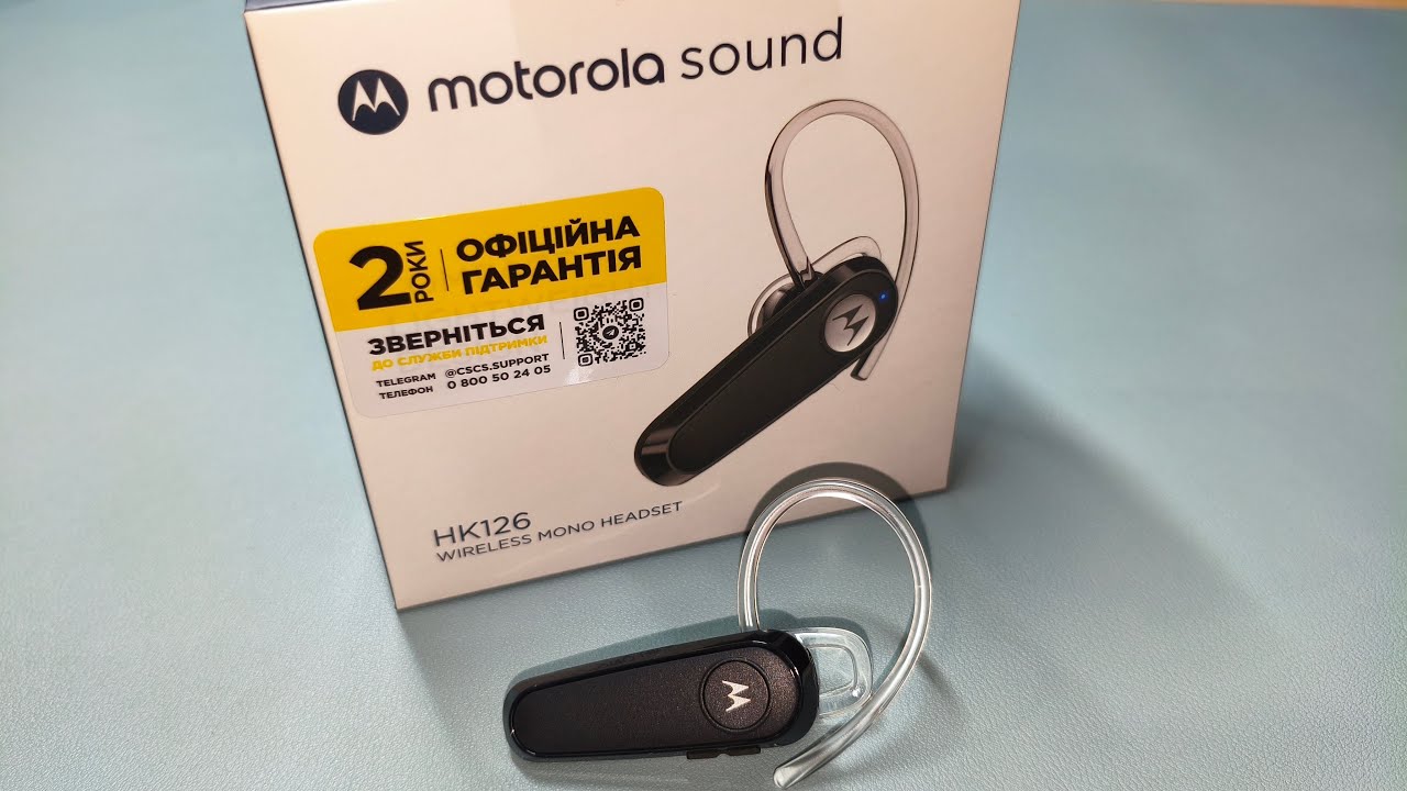 Motorola Sound HK126 – честный обзор Bluetooth-гарнитуры