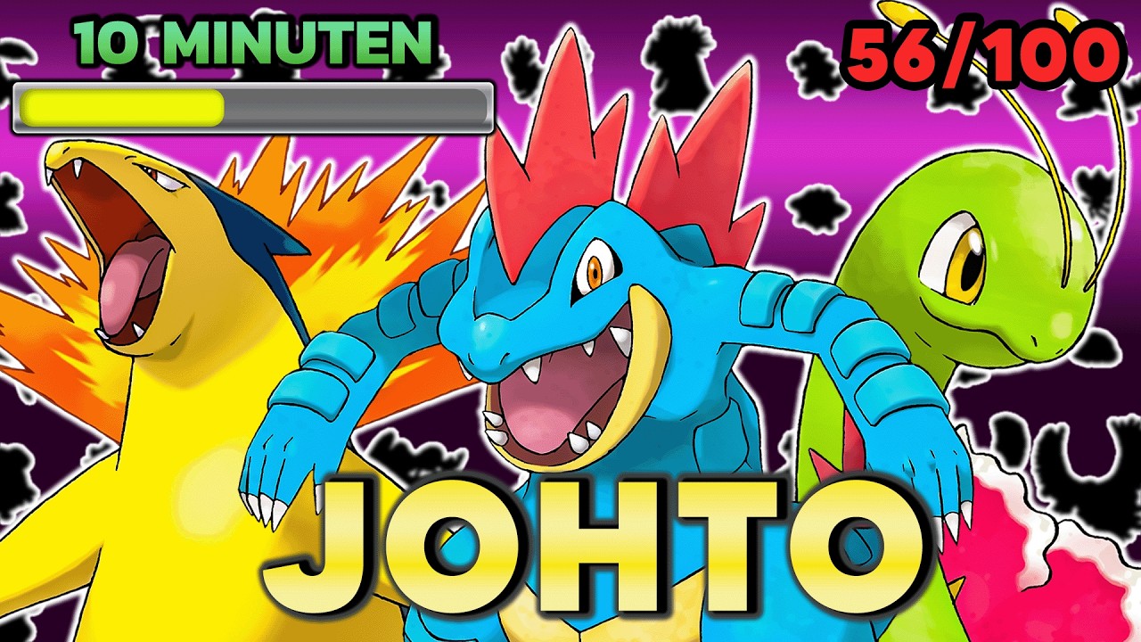 In 10 Minuten alle Johto-Pokémon aufzählen!