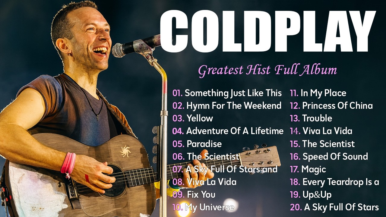 Coldplay Greatest Hits Full Album - Best of Coldplay - Live Concert Setlist - 1 Hour Experience #m33