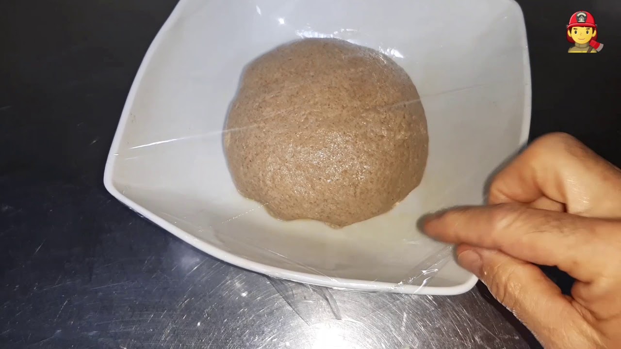 Pan de centeno en sartén 