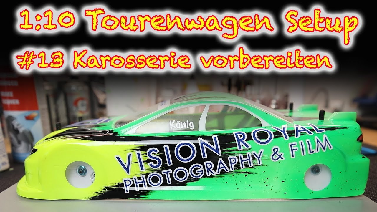 1:10 Tourenwagen Setup - #13 Karosserie anpassen