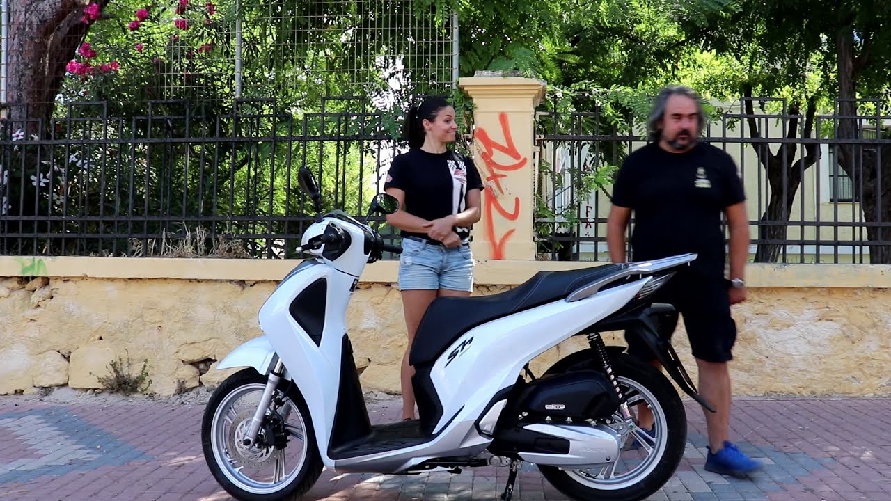 HONDA SH150 2019 .KOKKINA FEGARIA TEST